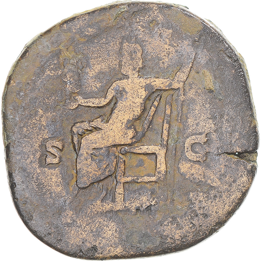 Coin, Commodus, Sestertius, 179-180, Rome, F(12-15), Bronze, RIC:291
