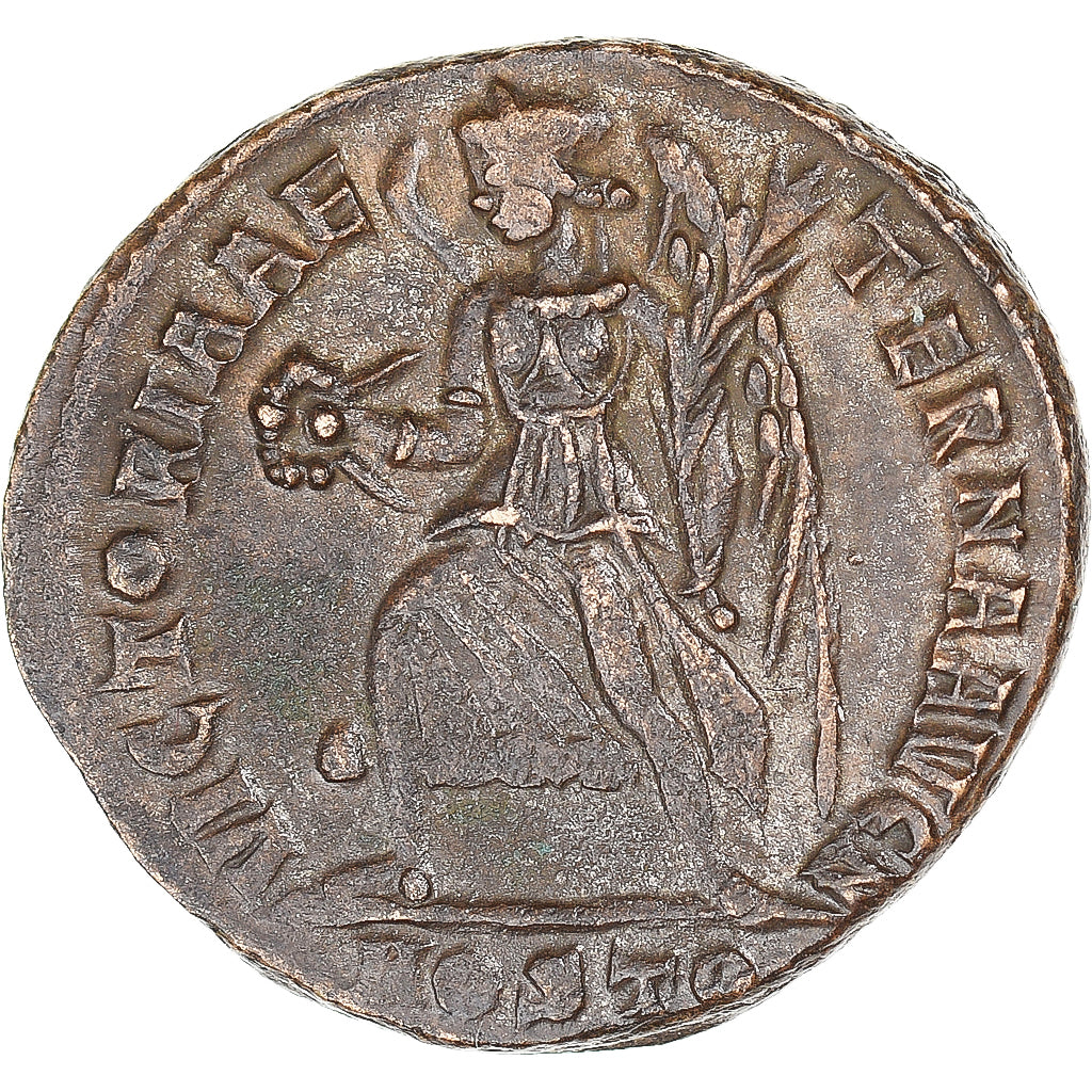 Coin, Maxentius, Fraction Æ, 309-312, Ostia, EF(40-45), Bronze, RIC:54