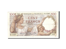Geldschein, Frankreich, 100 Francs, 1940, 1940-12-19, SS, Fayette:26.43, KM:94