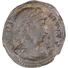 Münze, Constans, Follis, 337-350, Aquileia, S+, Bronze