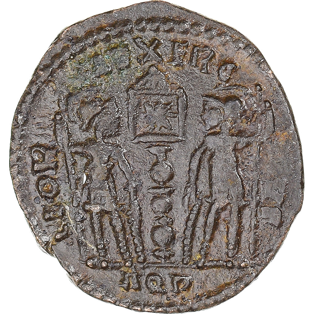 Münze, Constans, Follis, 337-350, Aquileia, S+, Bronze