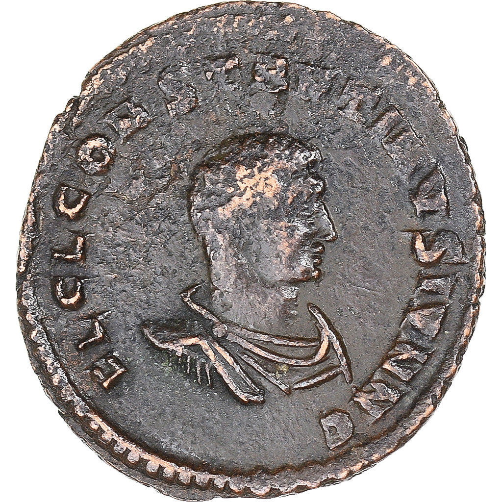 Monnaie, Constantin II, Fraction Æ, 316-317, Trèves, TB+, Bronze, RIC:125