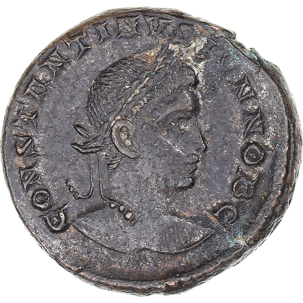 Moneta, Constantine II, Fraction Æ, 317-337, London, VF(30-35), Brązowy