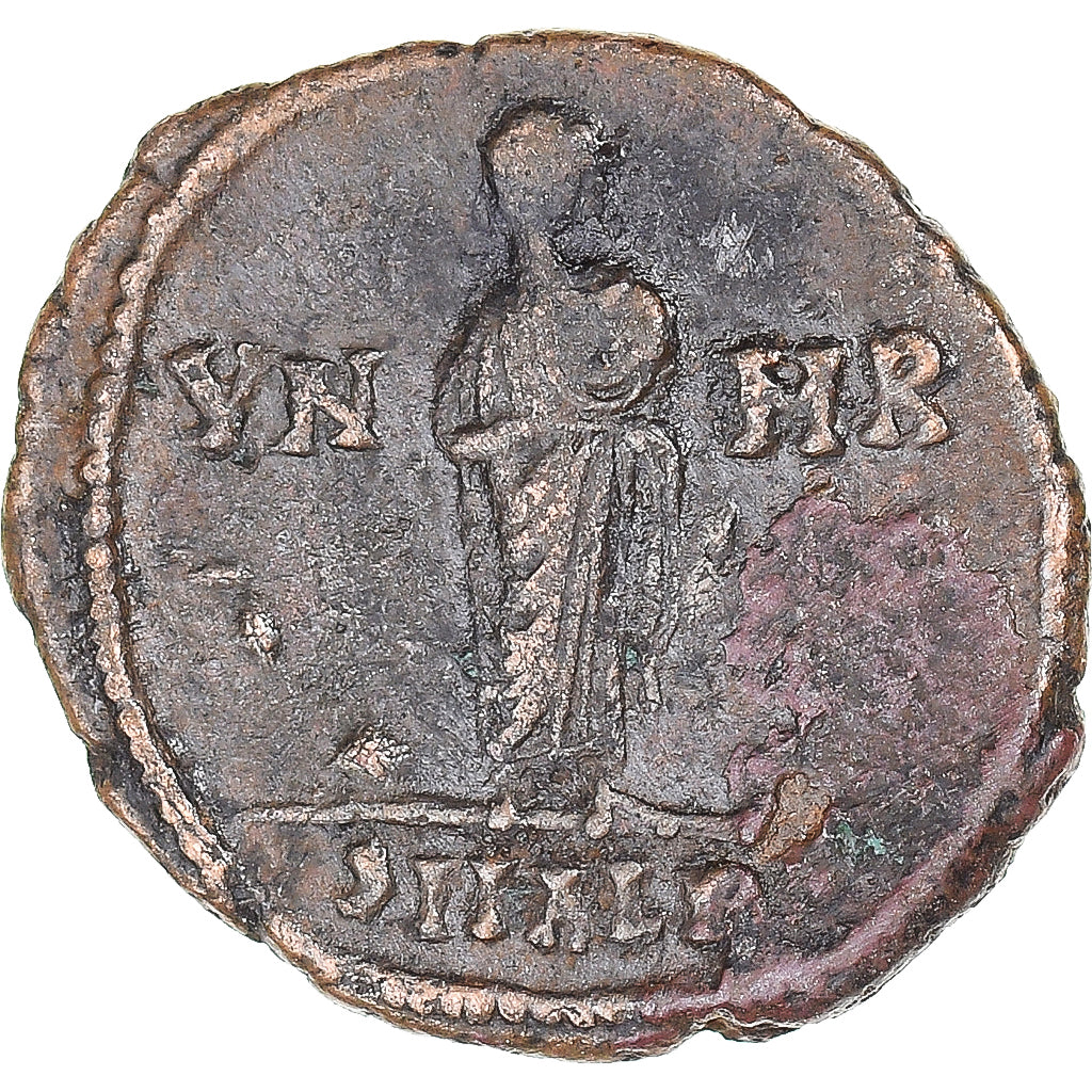 Moeda, Divus Constantius I, Follis, 337-340, Uncertain Mint, VF(30-35), Bronze