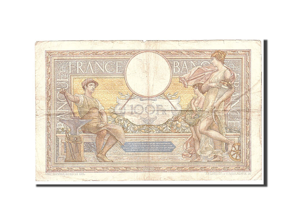 Biljet, Frankrijk, 100 Francs, 1941, 1941-04-30, TB+, Fayette:26.51, KM:78c
