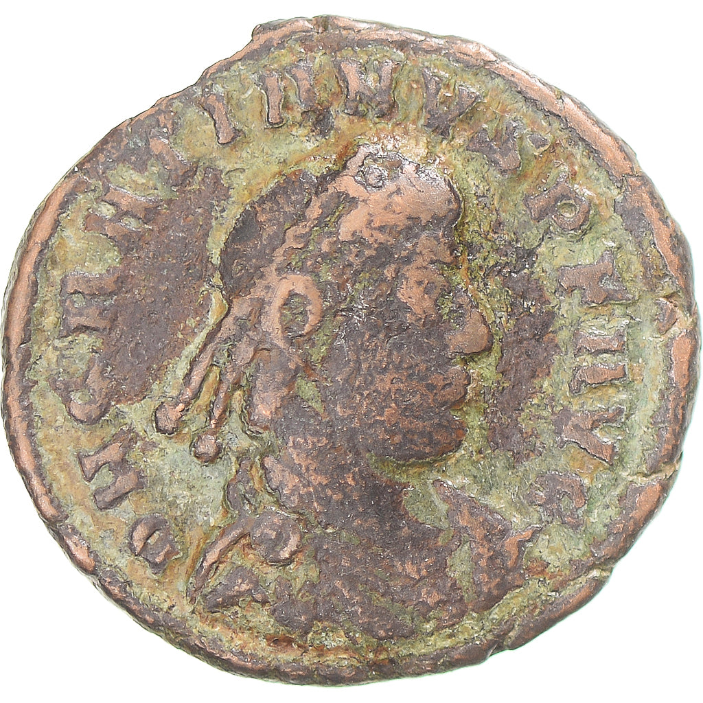 Moneta, Gratian, Follis, 367-383, Siscia, MB, Bronzo