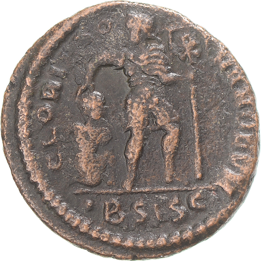Moeda, Valens, Follis, 364-378, Siscia, EF(40-45), Bronze