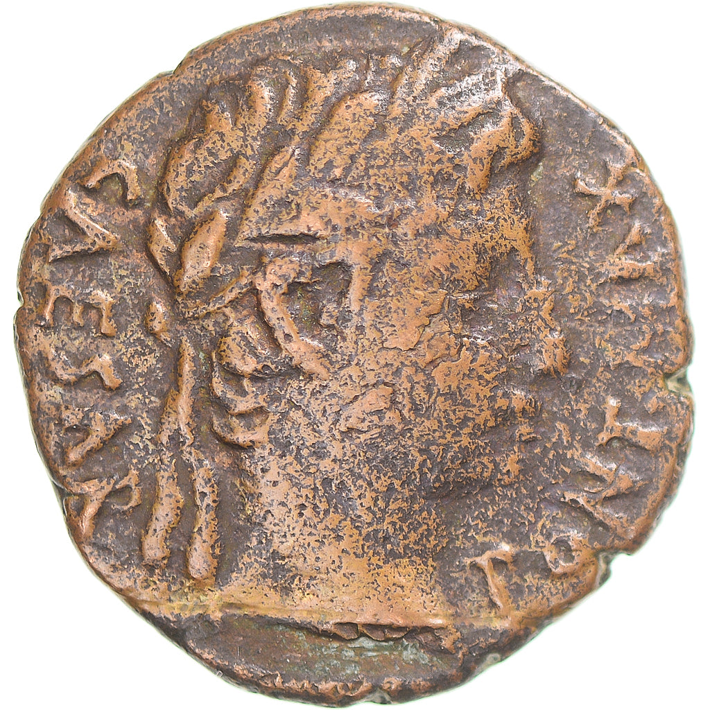 Coin, Augustus, As, 10-6 BC, Lugdunum, VF(30-35), Bronze, RIC:230
