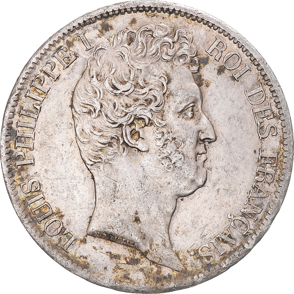 Moeda, França, Louis-Philippe, 5 Francs, 1831, Toulouse, VF(30-35), Prata