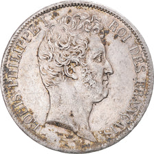 Moeda, França, Louis-Philippe, 5 Francs, 1831, Toulouse, VF(30-35), Prata