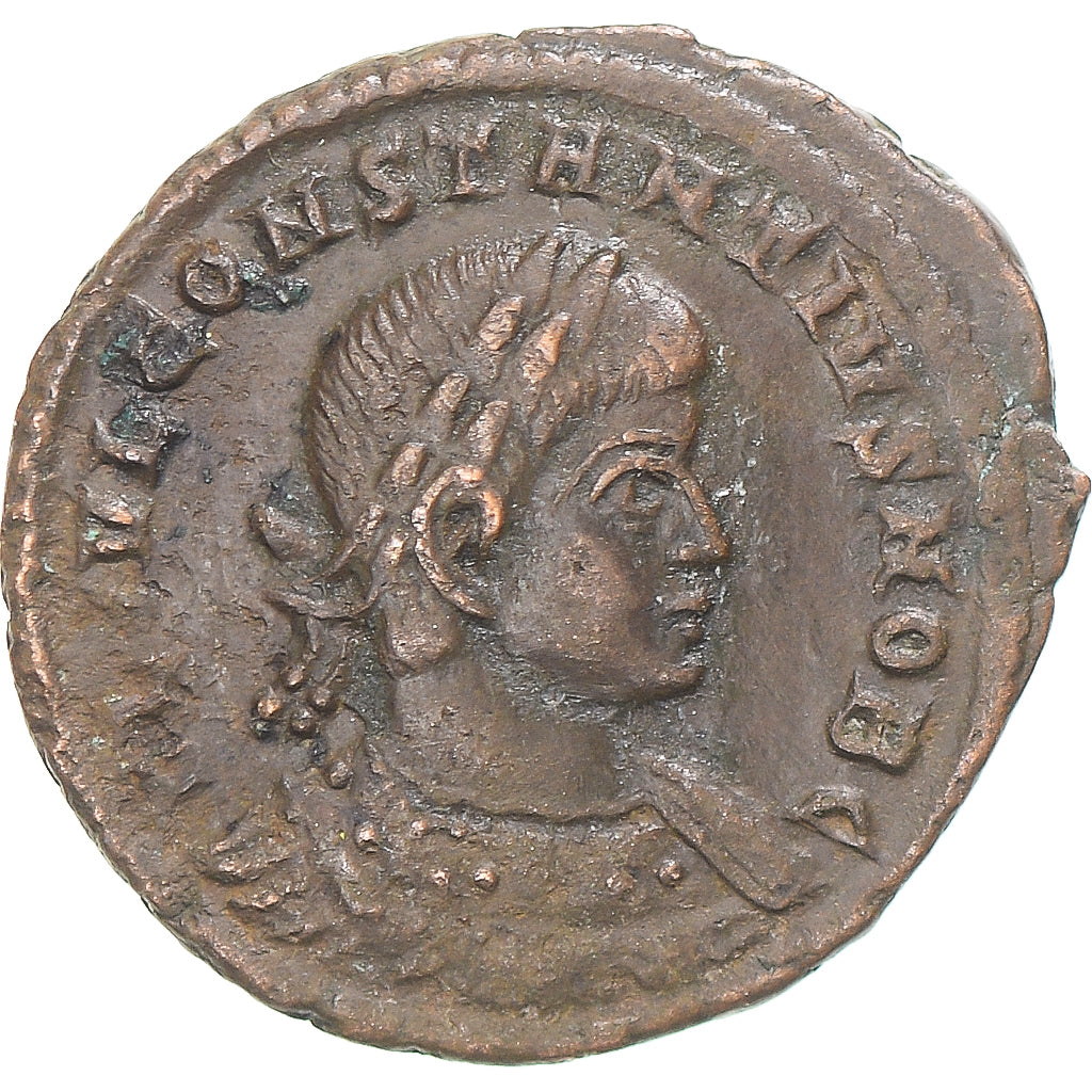 Monnaie, Constantin II, Follis, 317-337, Trèves, TB+, Cuivre