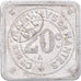 France, 20 Centimes, Tramways de Nantes, EF(40-45), Aluminium