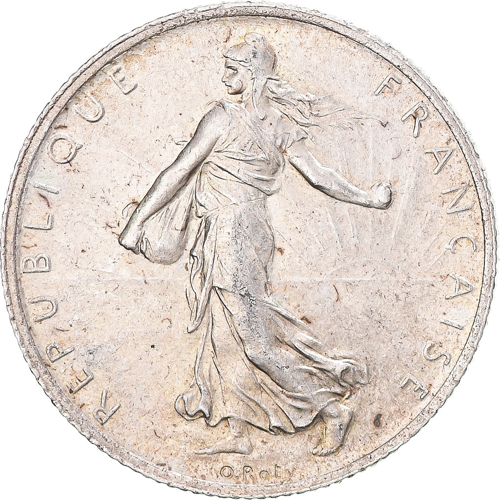 Münze, Frankreich, Semeuse, 2 Francs, 1914, Castelsarrasin, SS+, Silber