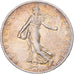 Moeda, França, Semeuse, 2 Francs, 1914, Castelsarrasin, AU(55-58), Prata