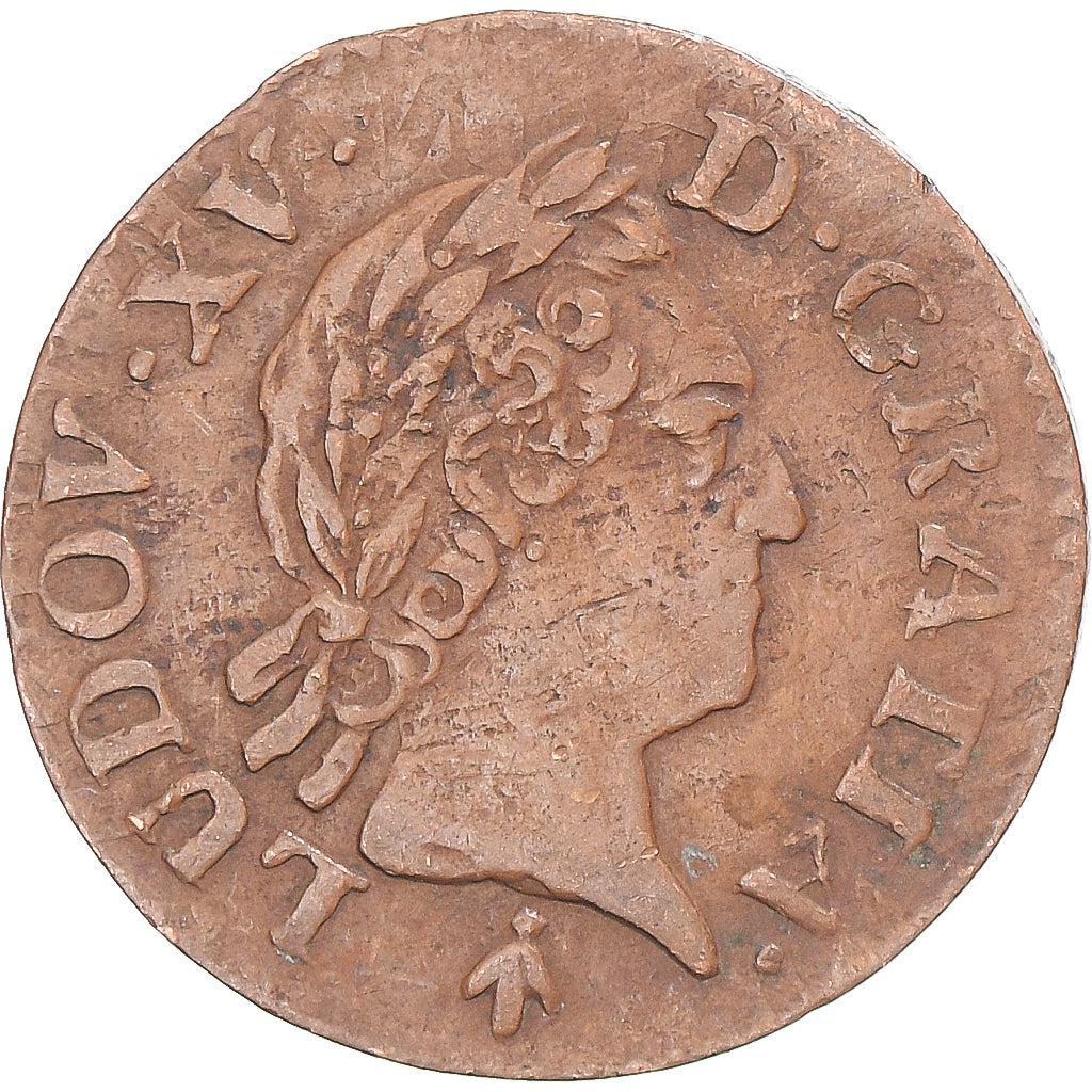 Münze, Frankreich, Louis XV, Liard à la Vieille Tête, 1770, Toulouse, S+