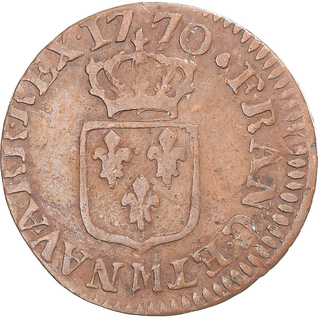 Münze, Frankreich, Louis XV, Liard à la Vieille Tête, 1770, Toulouse, S+