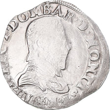 Moeda, ESTADOS FRANCESES, DOMBES, Henri II, Teston, 1604, Trévoux, VF(20-25)