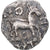 Moneda, Francia, Denier au cheval, VIIth Century, Bourges, MBC, Plata