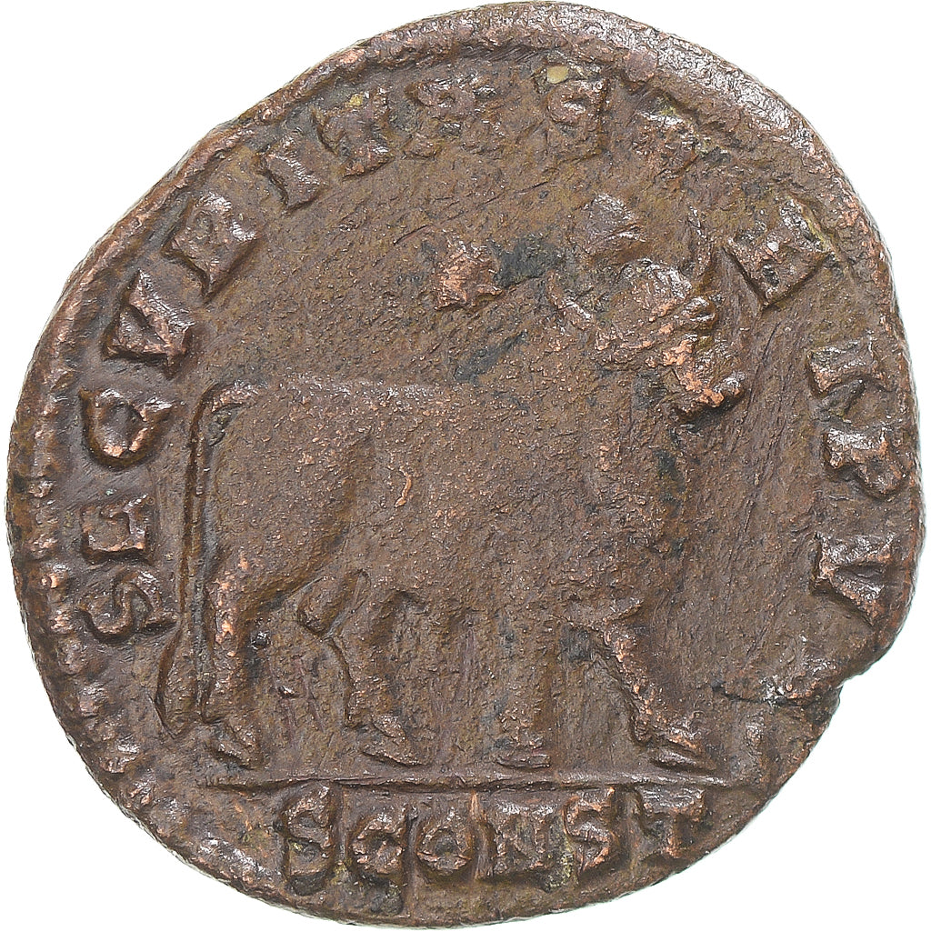 Coin, Julian II, Fraction Æ, 361-363, Arles, EF(40-45), Bronze
