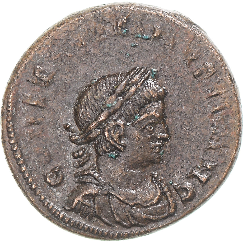 Coin, Constantine II, Follis, 337-340, Lugdunum, EF(40-45), Bronze