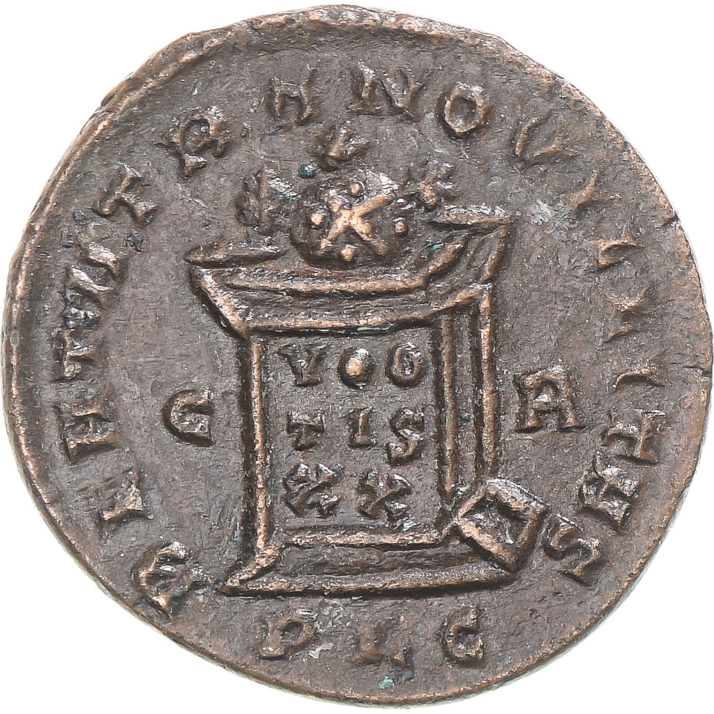 Coin, Constantine II, Follis, 337-340, Lugdunum, EF(40-45), Bronze