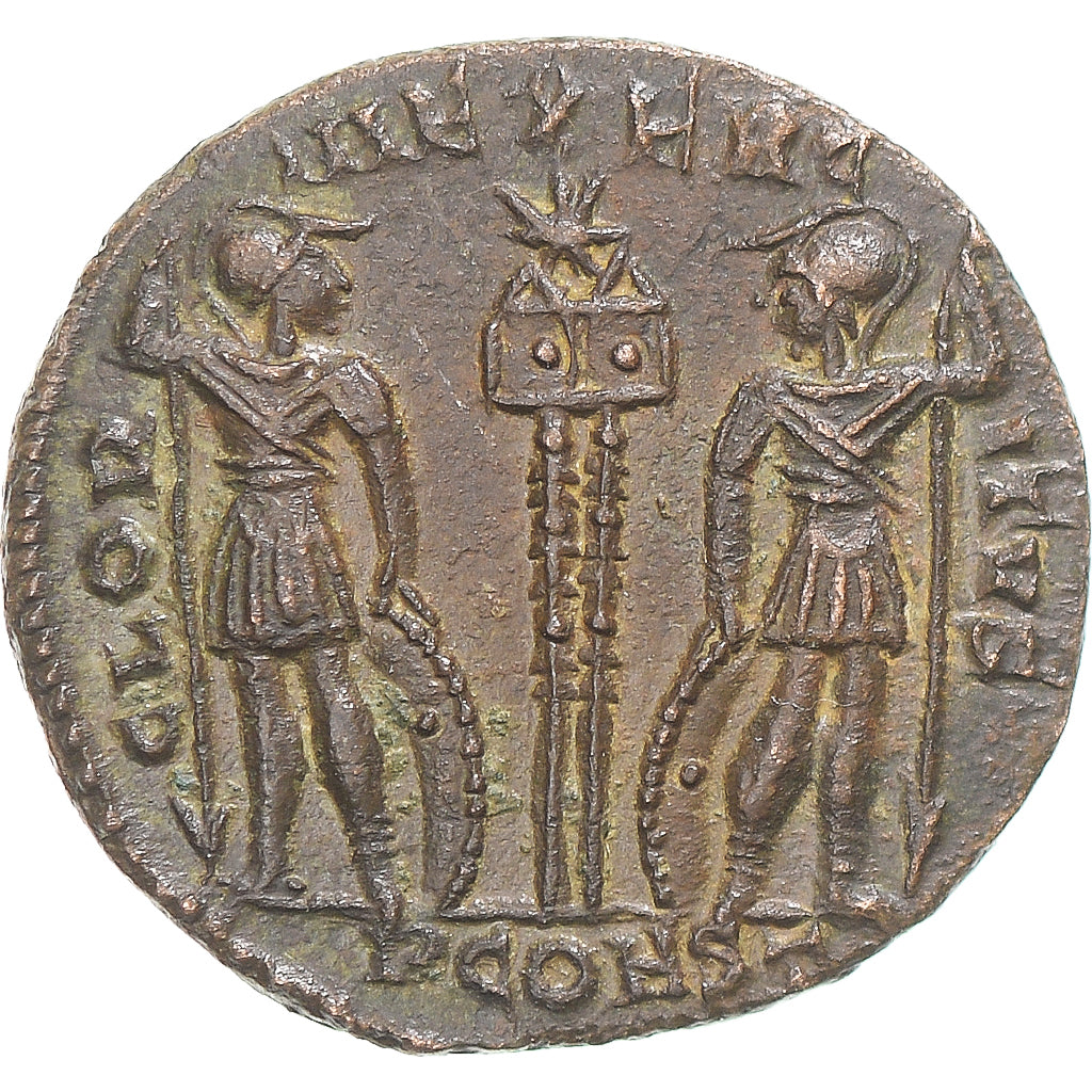 Coin, Constantine II, Follis, 337-340, Arles, EF(40-45), Bronze