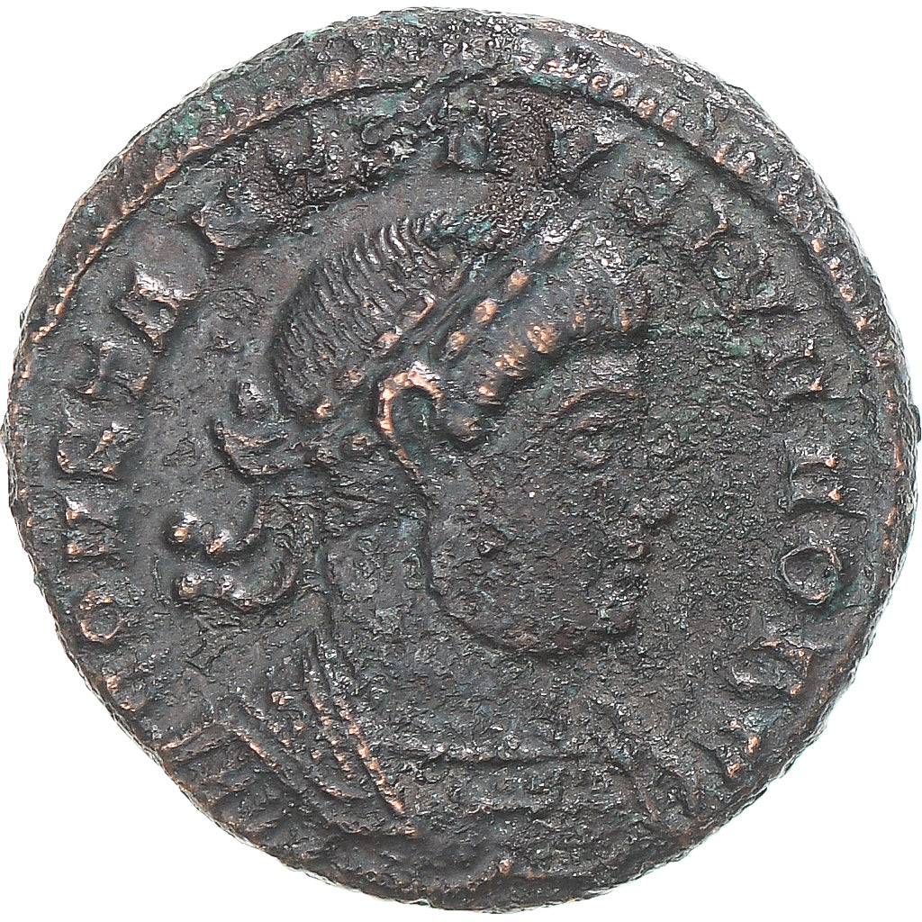 Moeda, Constantine II, Follis, 317-337, Lugdunum, VF(30-35), Bronze
