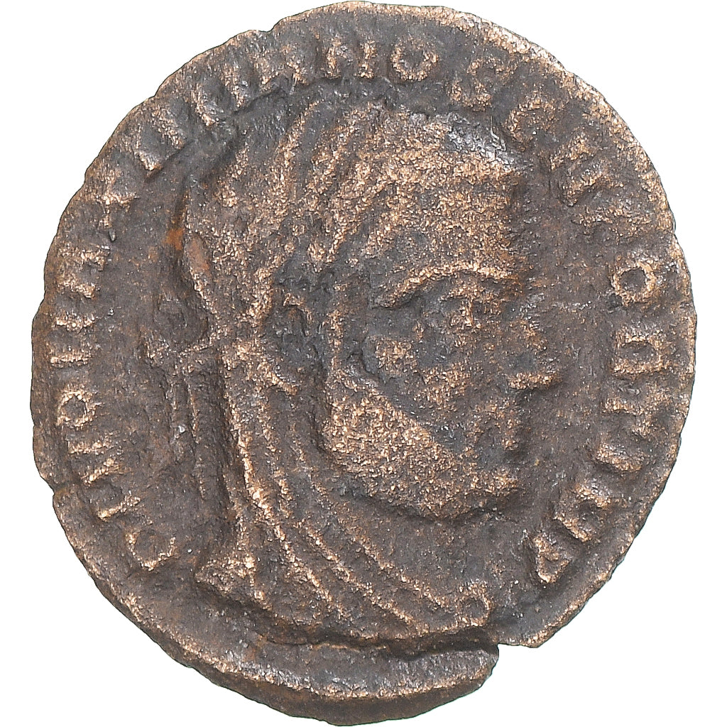 Munten, Divus Maximianus, Follis, 310, Siscia, FR+, Bronzen