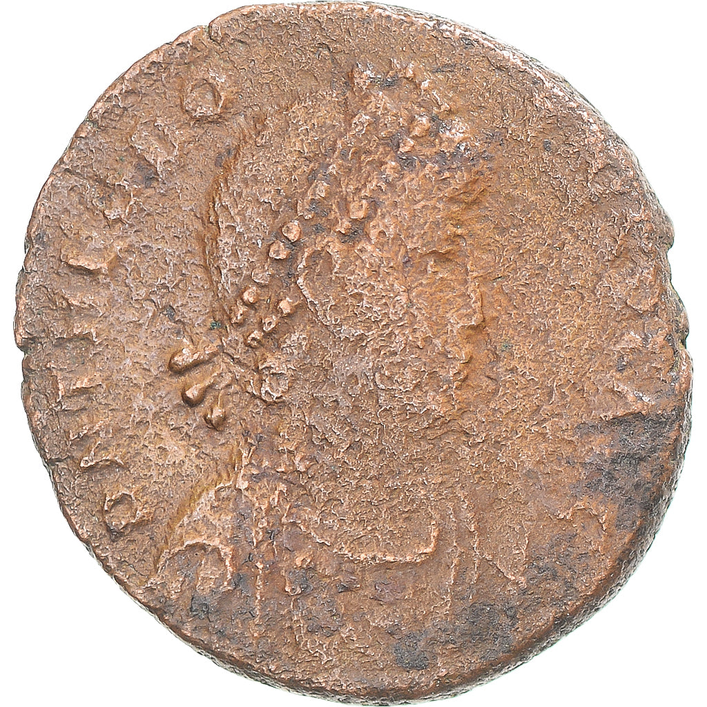 Coin, Theodosius I, Fraction Æ, 379-395, Arles, VF(20-25), Bronze