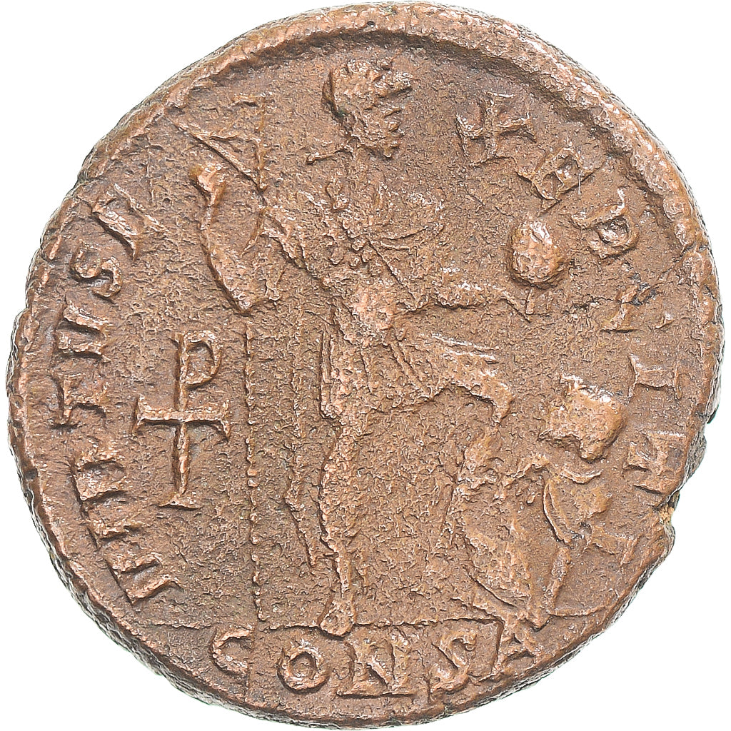 Coin, Theodosius I, Fraction Æ, 379-395, Arles, VF(20-25), Bronze