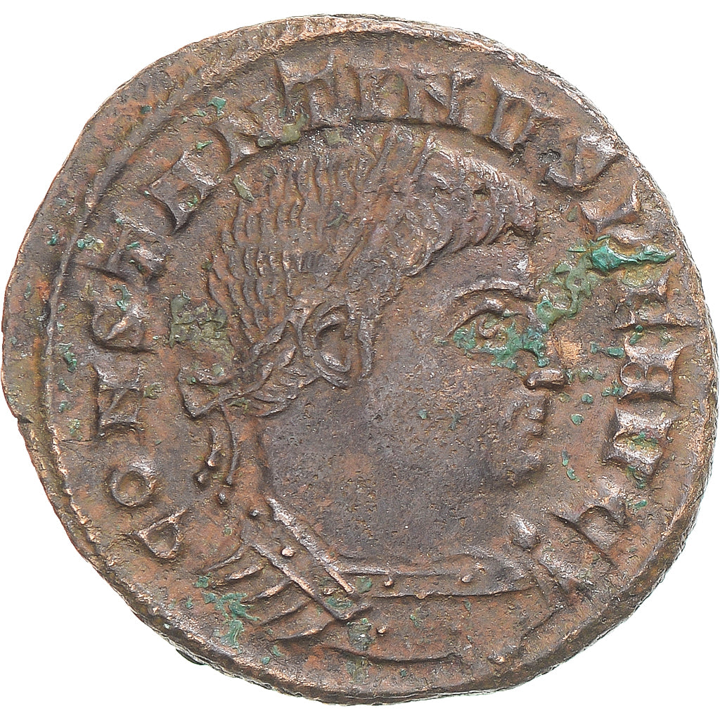 Moeda, Constantine I, Fraction Æ, 307/310-337, Ticinum, EF(40-45), Bronze