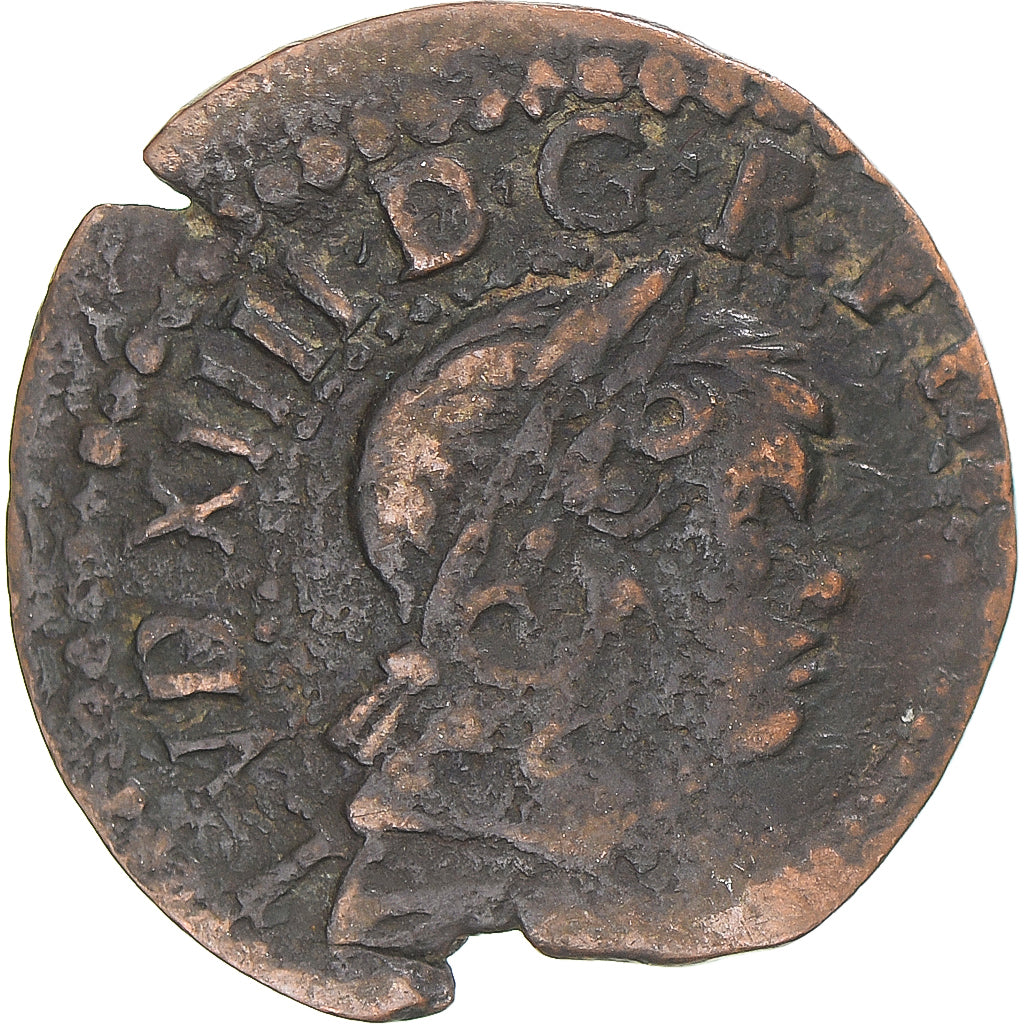 Moneta, Hiszpania, Louis XIV, Seiseno, Uncertain date, Barcelona, F(12-15)