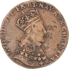 França, medalha, Louis XIV, Sacre à Reims, 1654, VF(30-35), Cobre