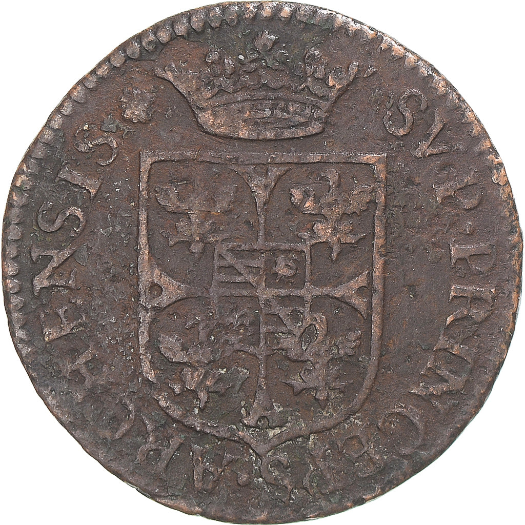 Monnaie, Régions françaises, Charles de Gonzague, Liard, 1608, Charleville