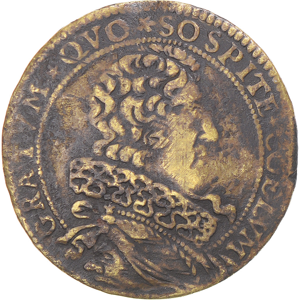 France, Token, Louis XIII, Jeton de Compte, VF(30-35), Brass