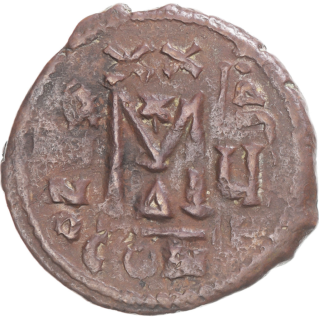 Moneta, Heraclius & Heraclius Constantin, Follis, 610-641, Constantinople, B+