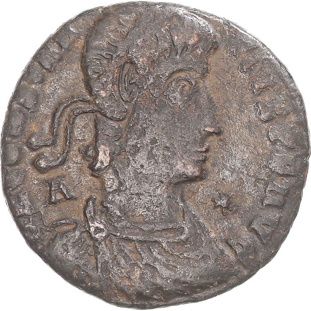 Moeda, Constantius II, Follis, 337-361, Siscia, VF(30-35), Bronze