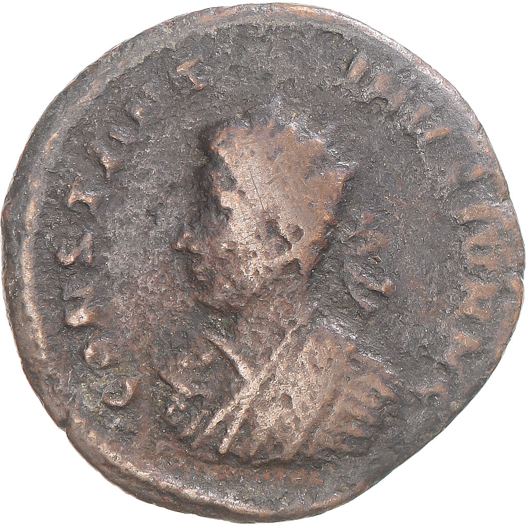 Moeda, Constantine II, Follis, 337-340, Uncertain Mint, F(12-15), Bronze