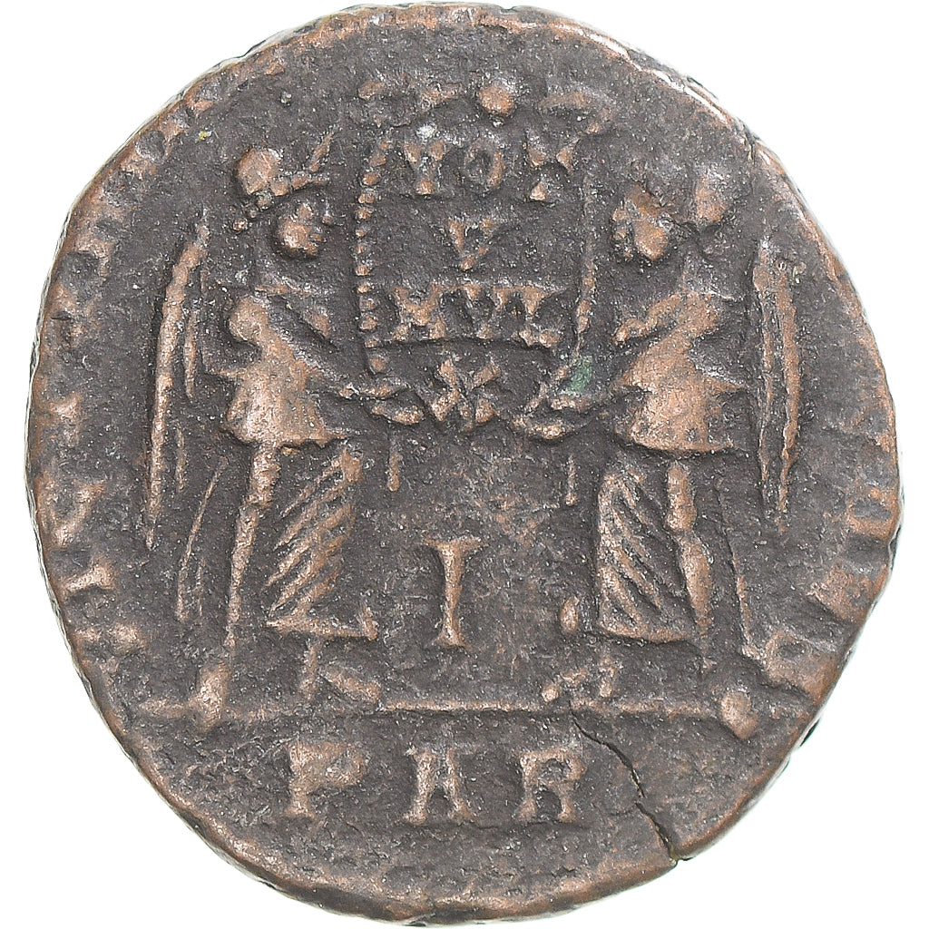 Moeda, Magnentius, Follis, 350-353, Arles, VF(30-35), Bronze