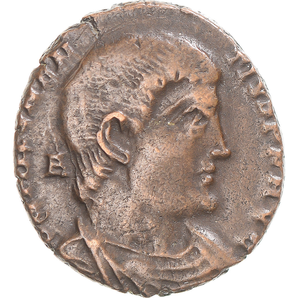 Coin, Magnentius, Follis, 350-353, Trier, VF(30-35), Bronze
