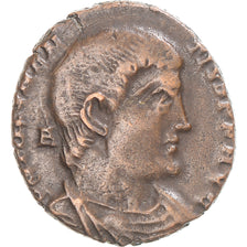 Coin, Magnentius, Follis, 350-353, Trier, VF(30-35), Bronze