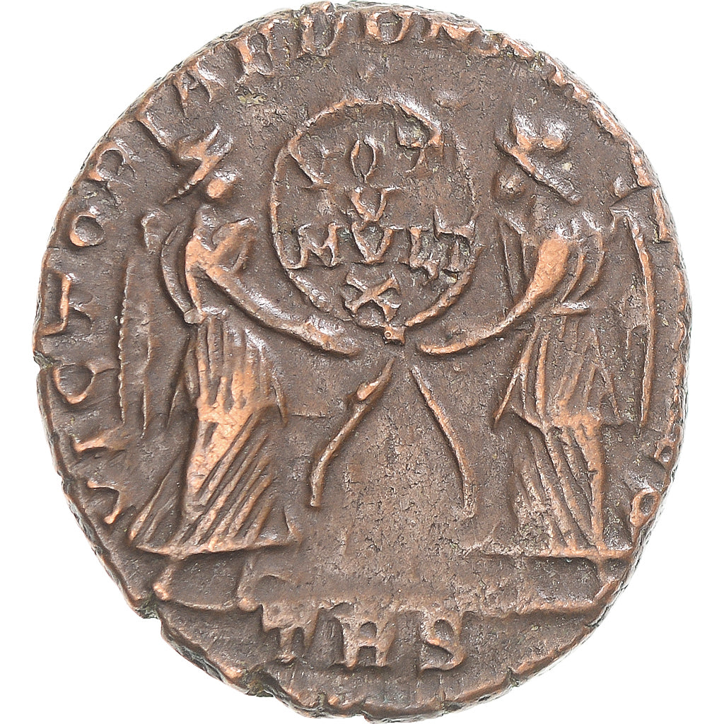 Coin, Magnentius, Follis, 350-353, Trier, VF(30-35), Bronze