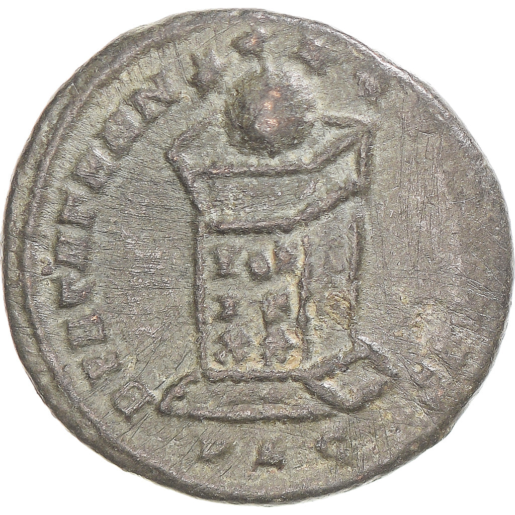 Munten, Constantijn II, Follis, 337-340, Lugdunum, FR+, Bronzen