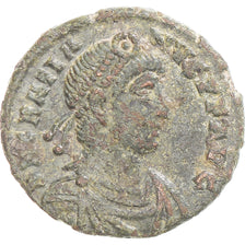 Moneta, Gratian, Follis, 367-383, Ravenna, MB, Bronzo