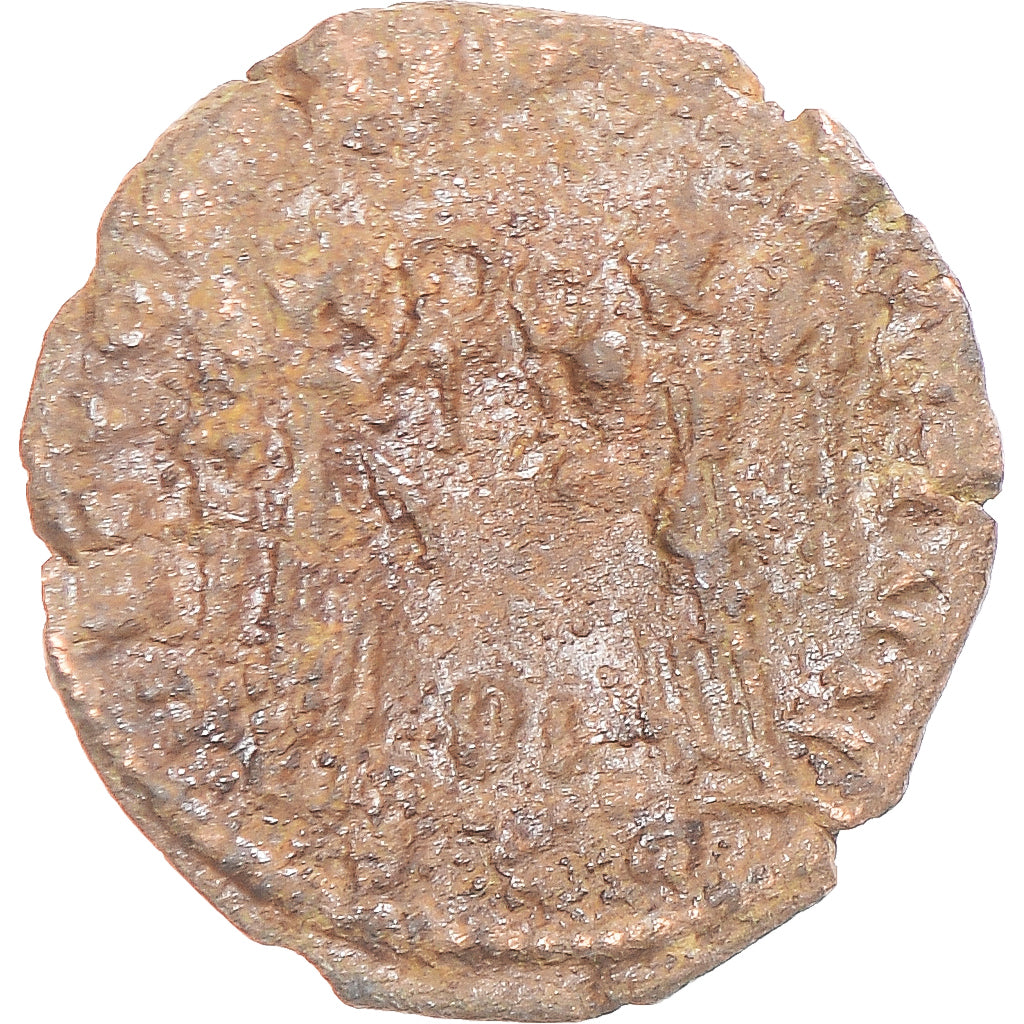 Moeda, Constantius II, Follis, 337-361, Lugdunum, VF(30-35), Bronze