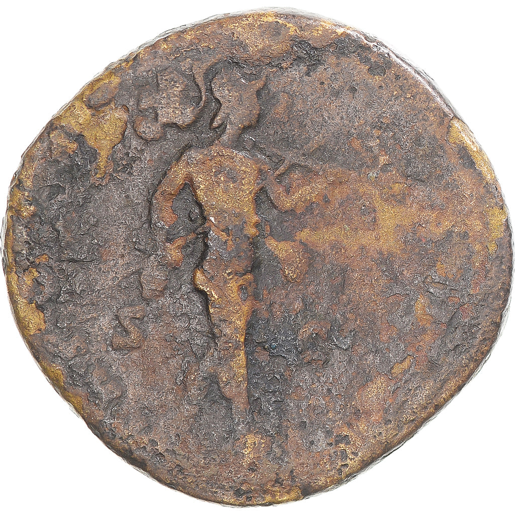 Moneta, Marcus Aurelius, Sesterzio, 159-160, Rome, B+, Bronzo, RIC:1352Ab