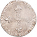 Münze, Frankreich, Henri III, 1/4 d'écu à la croix de face, 1583, Rennes, S