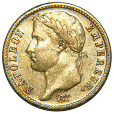 FRANCE, Napoléon I, 20 Francs, 1809, Paris, EF(40-45), Gold, Gadoury #1025, 6.50