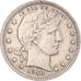 Coin, United States, Barber, Quarter, 1910, Philadelphia, AU(50-53), Silver