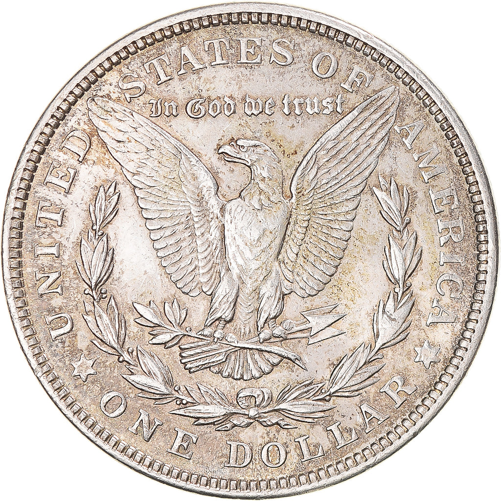 Coin, United States, Morgan, Dollar, 1921, Philadelphia, AU(55-58), Silver